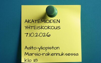 Akatemioiden yhteiskokous 7.10.2026